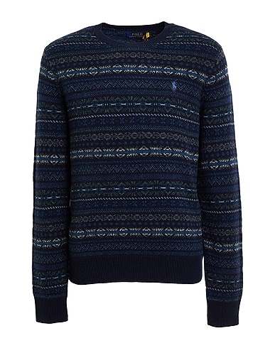 LAUREN RALPH LAUREN Pullover Blu navy 100% Lana