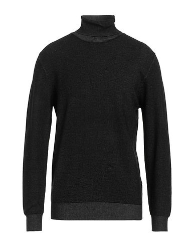 LIU •JO MAN Turtleneck Black 35% Viscose, 35% Acrylic, 30% Polyamide