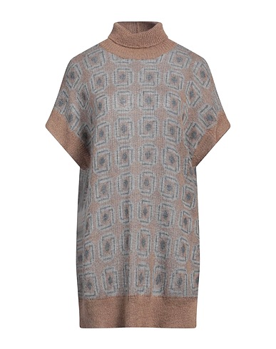 FABIANA FILIPPI Turtleneck Khaki 35% Mohair wool, 35% Alpaca wool, 30% Polyamide