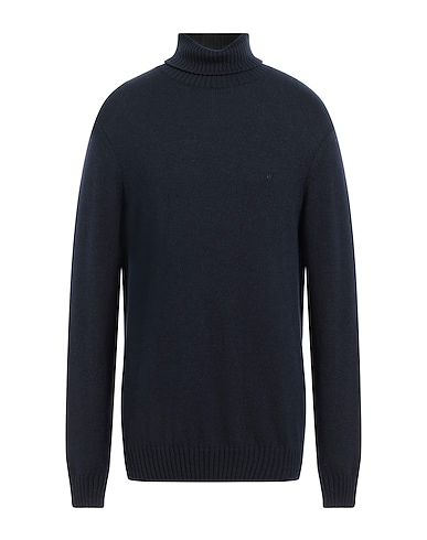 LIU •JO MAN Polo neck Midnight blue 40% Wool, 35% Viscose, 22% Polyamide, 3% Other Fibres