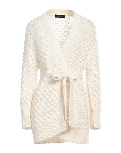 FABIANA FILIPPI Cardigan White 61% Wool, 13% Alpaca wool, 11% Polyamide, 9% Silk, 6% Cashmere