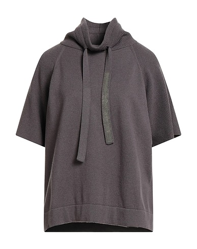 FABIANA FILIPPI Polo neck Lead 75% Virgin Wool, 15% Silk, 10% Cashmere