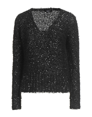 FABIANA FILIPPI Jumper Black 57% Mohair wool, 30% Polyamide, 13% Polyester