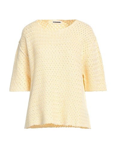 JIL SANDER Jumper Yellow 96% Cotton, 4% Polyamide