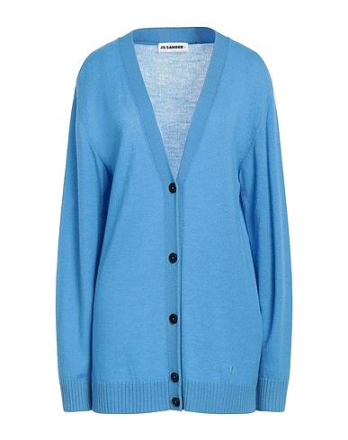 JIL SANDER Cardigan Light blue 100% Wool