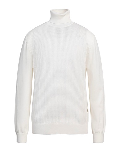 LIU •JO MAN Polo neck White 41% Cotton, 28% Polyester, 13% Polyamide, 13% Acrylic, 5% Wool