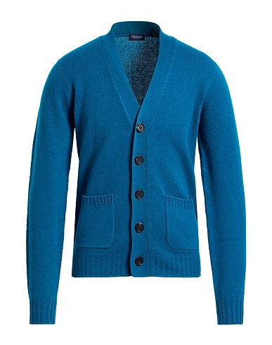 DRUMOHR Cardigan Turchese 100% Lana d'agnello