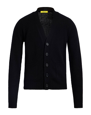 DRUMOHR Cardigan Nero 100% Lana d'agnello
