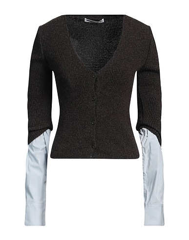 ALEXANDERWANG.T Cardigan Moka 52% Laine de yak, 48% Laine, Coton