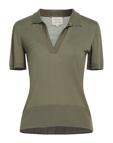 ALESSIA SANTI Pullover Grün 50% Lyocell, 30% Acryl, 20% Baumwolle