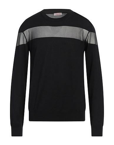 VALENTINO GARAVANI Jumper Black 100% Virgin Wool