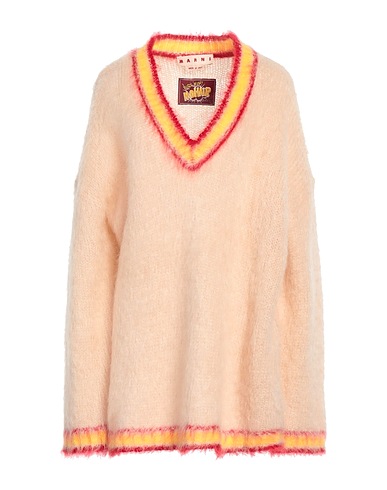 MARNI Jumper Beige 80% Mohair wool, 20% Polyamide