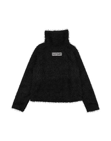 SHOPART Turtleneck Black 100% Polyester