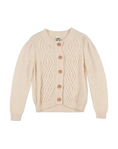 BONTON Cardigan Beige 35% Acrilico, 35% Poliammide, 15% Lana di alpaca, 15% Lana