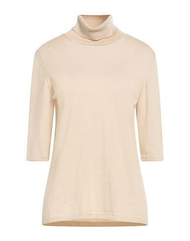 MAX MARA Polo neck LEISURE Beige 100% Virgin Wool