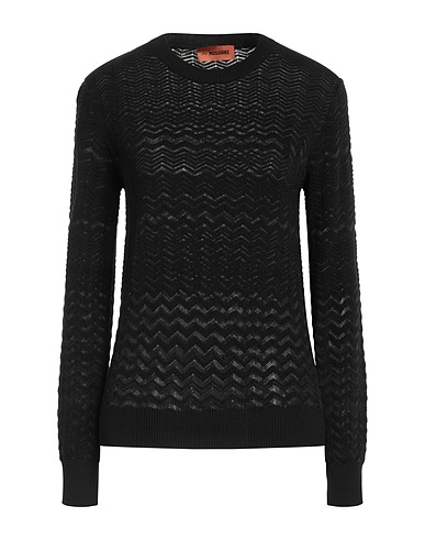 MISSONI Jumper Black 68% Cotton, 31% Viscose, 1% Polyamide