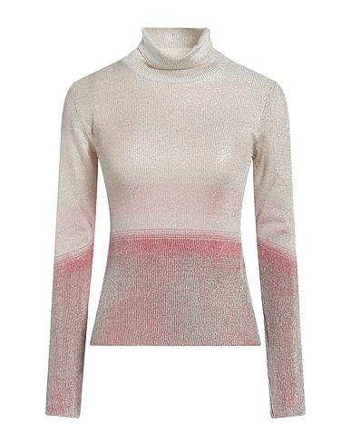 MISSONI Polo neck Beige 60% Wool, 19% Cupro, 11% Polyester, 10% Viscose