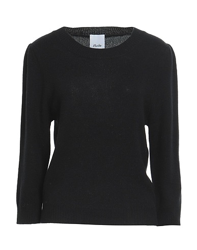 ALLUDE Jumper Black 70% Virgin Wool, 30% Cashmere
