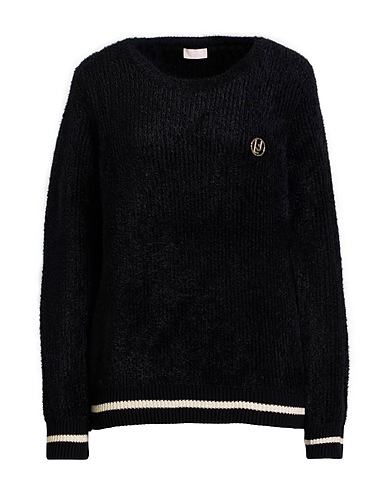 LIU •JO Jumper Black 84% Polyamide, 10% Polyester, 6% Metallic Polyester, Viscose