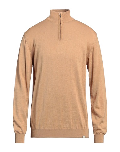 LIU •JO MAN Sweater with zip Sand 50% Merino Wool, 50% Acrylic
