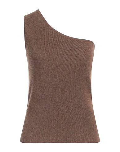 MAX MARA Top Marrone 70% Lana, 30% Cachemire