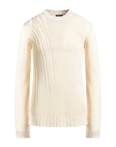 ANN DEMEULEMEESTER Jumper Ivory 70% Linen, 30% Silk
