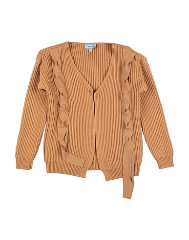 MIMISOL Cardigan Camel 100% Virgin Wool