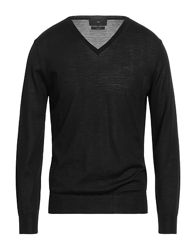 LIU •JO MAN Pullover Schwarz 100% Wolle