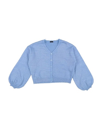 FUN & FUN Cardigan Light blue 100% Polyester