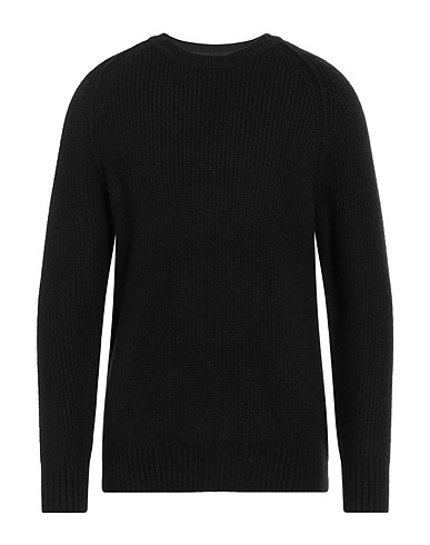 REPLAY Jumper Black 47% Polyester, 37% Acrylic, 10% Polyamide, 6% Wool