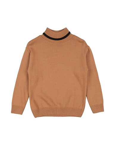 KONTATTO Rollkragenpullover Kamel 100% Acryl