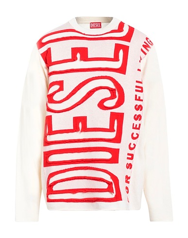 DIESEL プルオーバー アイボリー ウール 100%
