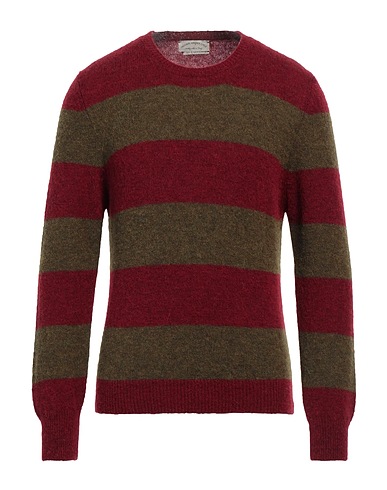 ORIGINAL VINTAGE STYLE Pullover Ziegelrot 55% Alpakawolle, 35% Polyamid, 10% Schurwolle