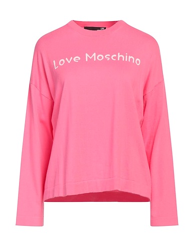 LOVE MOSCHINO Pullover Magenta 100% Cotone