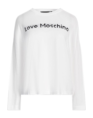 LOVE MOSCHINO Jumper White 100% Cotton