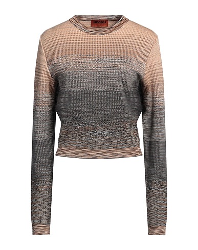 MISSONI プルオーバー サンド レーヨン 51% / ウール 42% / ナイロン 5% / ポリウレタン 2%
