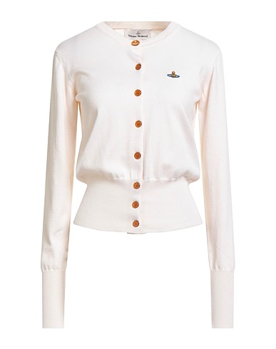 VIVIENNE WESTWOOD Cardigan Cream 85% Cotton, 15% Cashmere