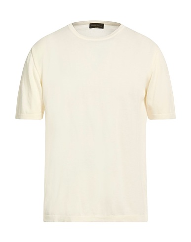 ROBERTO COLLINA Jumper Ivory 100% Cotton