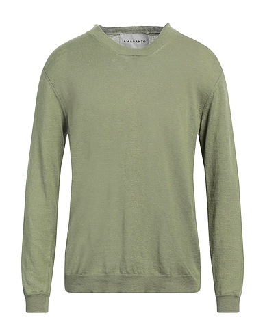 AMARANTO Pullover Salbeigrün 70% Leinen, 30% Baumwolle