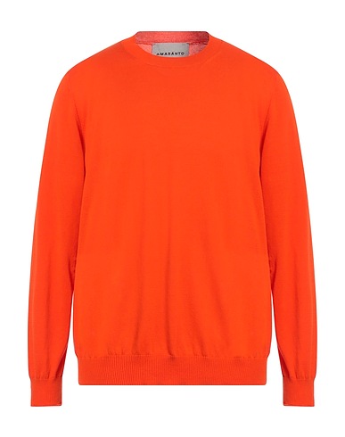 AMARANTO Pullover Rosso pomodoro 100% Cotone