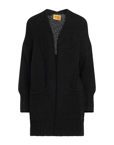 COOKING IS... Cardigan Black 60% Acrylic, 26% Wool, 12% Polyamide, 2% Elastane