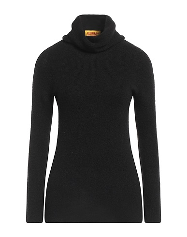 COOKING IS... Polo neck Black 50% Acrylic, 29% Nylon, 19% Wool, 2% Elastane