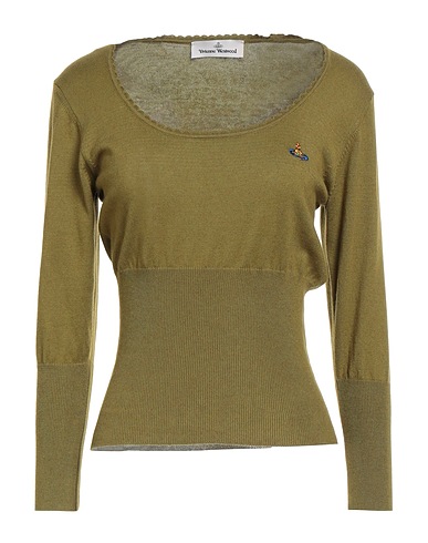 VIVIENNE WESTWOOD Jumper Sage green 85% Cotton, 15% Cashmere