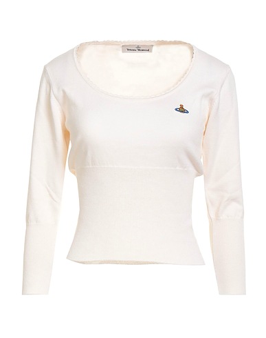 VIVIENNE WESTWOOD Sweater Cream 85% Cotton, 15% Cashmere