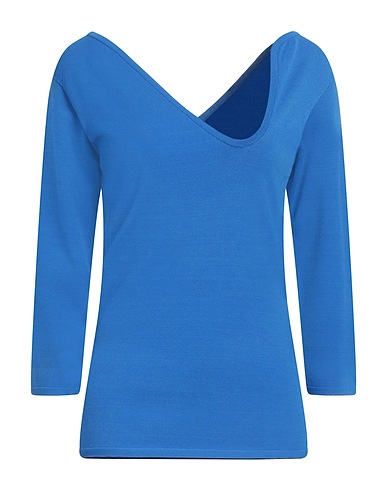 ISSEY MIYAKE Sweater Bright blue 72% Rayon, 28% Nylon