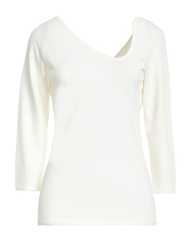 ISSEY MIYAKE Jumper Ivory 72% Rayon, 28% Nylon