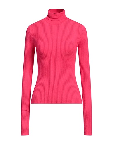 JUST CAVALLI Polo neck Fuchsia 44% Viscose, 28% Polyester, 17% Polyamide, 11% Wool