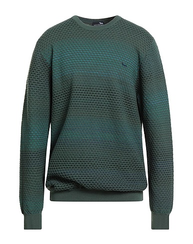 HARMONT & BLAINE Sweater Dark green 100% Wool, Acrylic, Alpaca wool