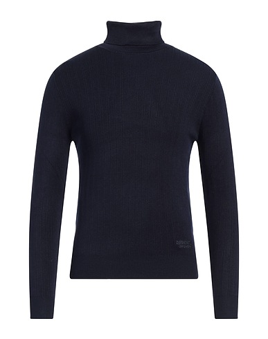 COSTUME NATIONAL Turtleneck Midnight blue 70% Viscose, 30% Nylon