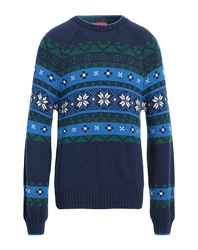 GALLO Jumper Navy blue 40% Merino Wool, 30% Viscose, 20% Polyamide, 10% Cashmere